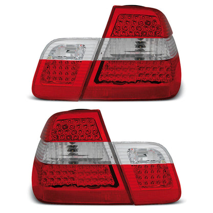 LED Rücklichter Rot Weiß passend für BMW E46 05.98-08.01 Limousine
