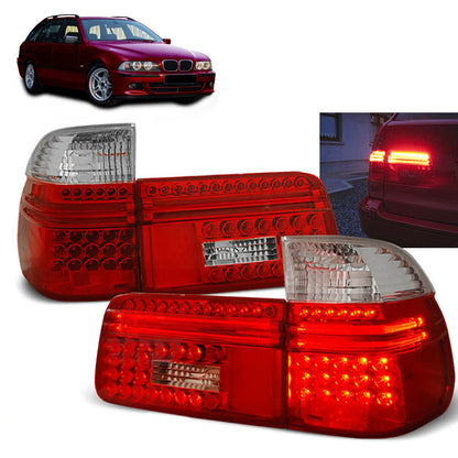 LED Rücklichter Rot Weiß passend für BMW E39 97-08.00 Touring