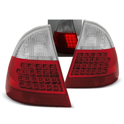 LED Rücklichter Rot Weiß passend für BMW E46 99-05 Touring