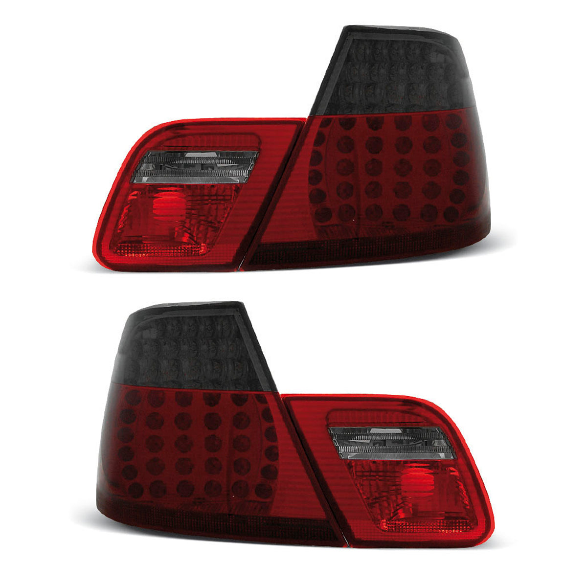 LED Rücklichter Rot Rauch passend für BMW E46 04.99-03.03 Coupé