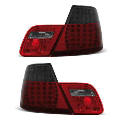 LED Rücklichter Rot Rauch passend für BMW E46 04.99-03.03 Coupé