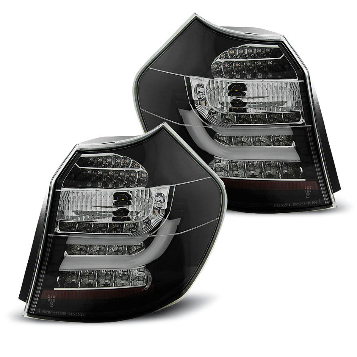 LED Leiste Rücklichter Schwarz passend für BMW E87 04-08.07