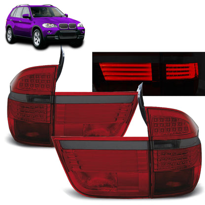 LED Rücklichter Rot Rauch passend für BMW X5 E70 03.07-05.10