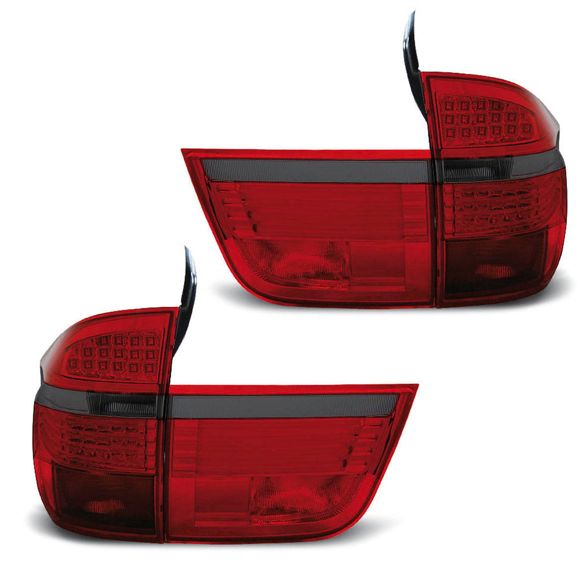 LED Rücklichter Rot Rauch passend für BMW X5 E70 03.07-05.10