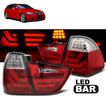 LED Leisten Rücklichter Rot Weiß passend für BMW E91 09-11