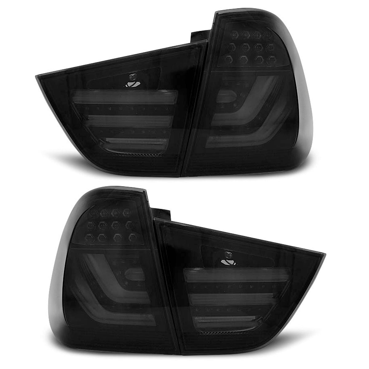 LED Leisten Rücklichter Rauch Schwarz passend für BMW E91 09-11