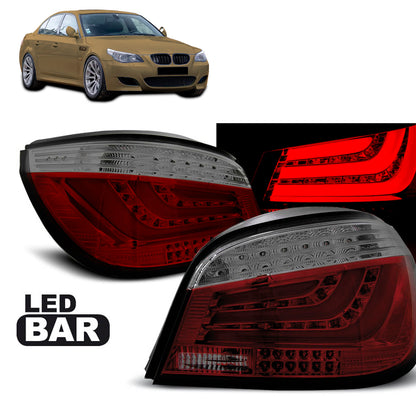 LED Leisten Rücklichter Rot Rauch passend für BMW E60 07.03-02.07