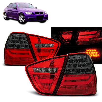 LED Leisten Rücklichter Rot Rauch passend für BMW E90 03.05-08.08