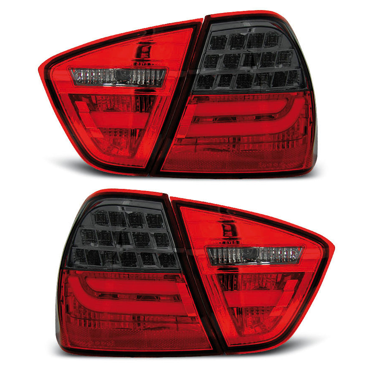 LED Leisten Rücklichter Rot Rauch passend für BMW E90 03.05-08.08