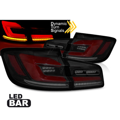 LED-BAR SEQ Rücklichter Rauch Schwarz passend für BMW F10 10-16