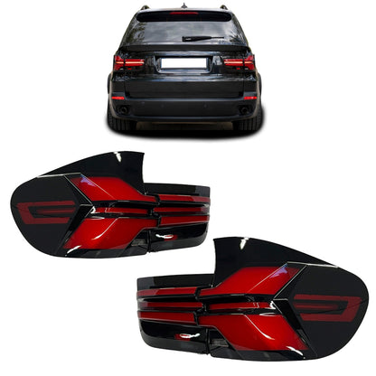 Voll-LED Rücklichter Rot/Rauch passend für BMW X5 E70 2006-2014