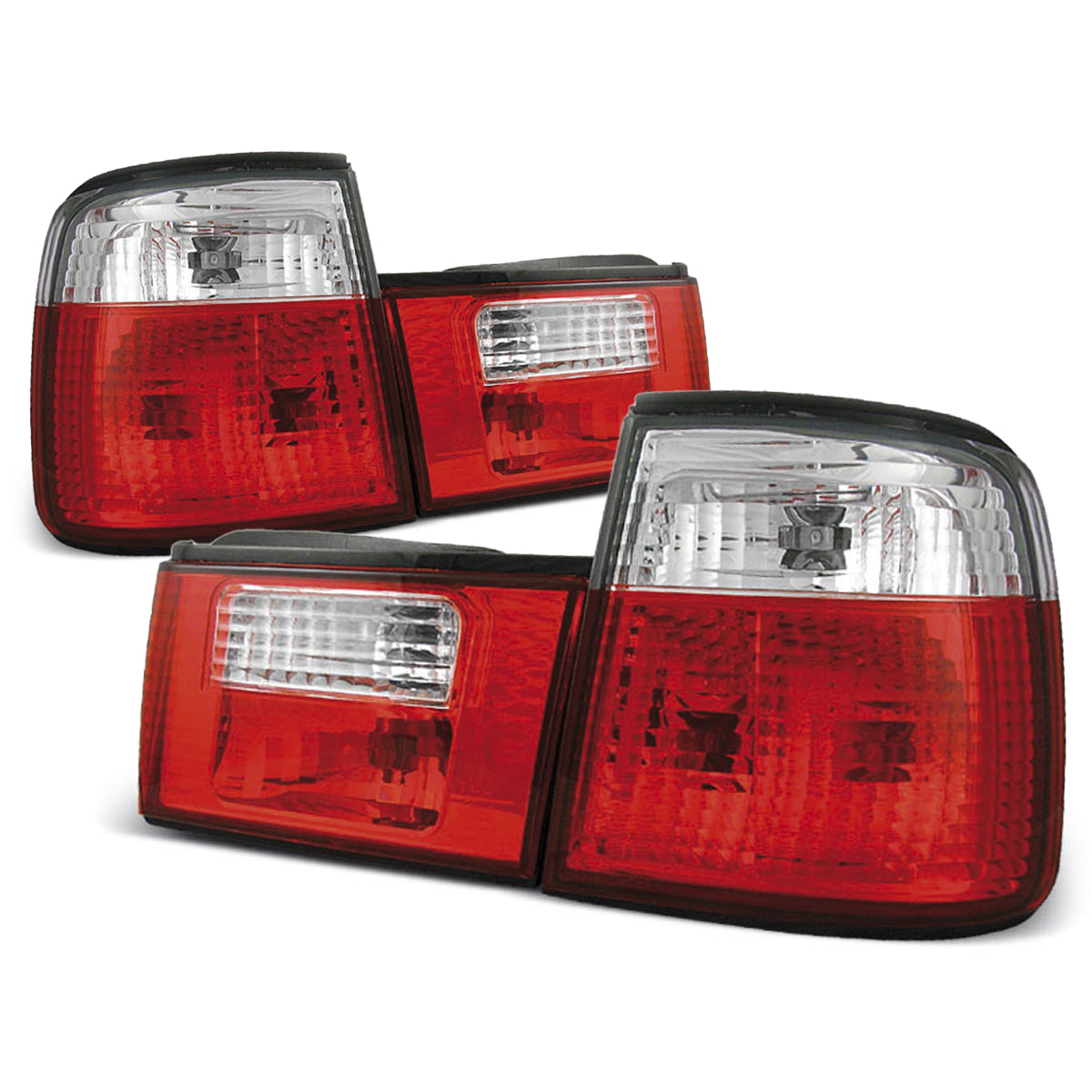 Rücklichter Rot Weiß passend für BMW E34 02.88-12.95
