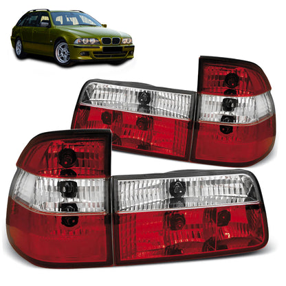 Rücklichter Rot Weiß passend für BMW E39 09.95-08.00 Touring