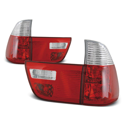Rücklichter Rot Weiß passend für BMW X5 E53 09.99-06