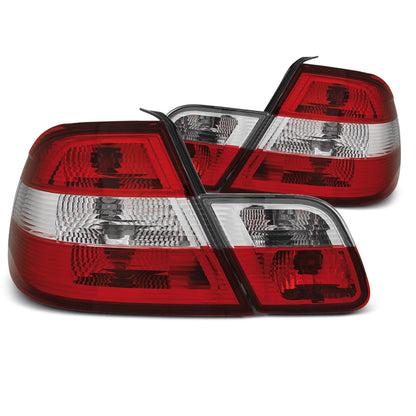 Rücklichter Rot Weiß passend für BMW E46 04.99-03.03 Coupé