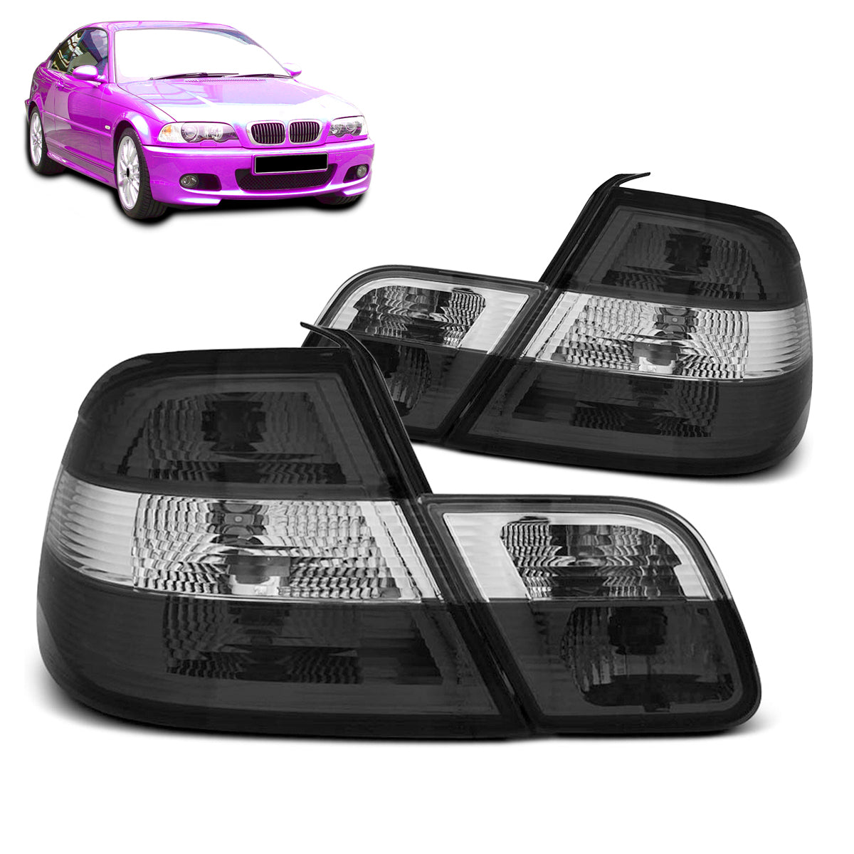 Rücklichter Smoke passend für BMW E46 04.99-03.03 Coupé