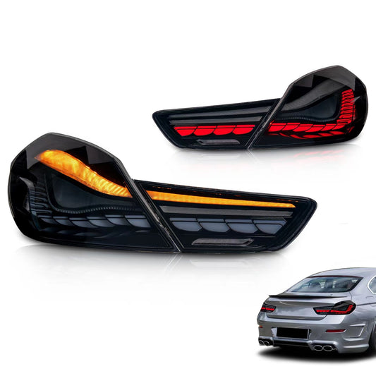 Rauchige LED-Rücklichter passend für BMW 6er F06 F12 F13 2011-2018