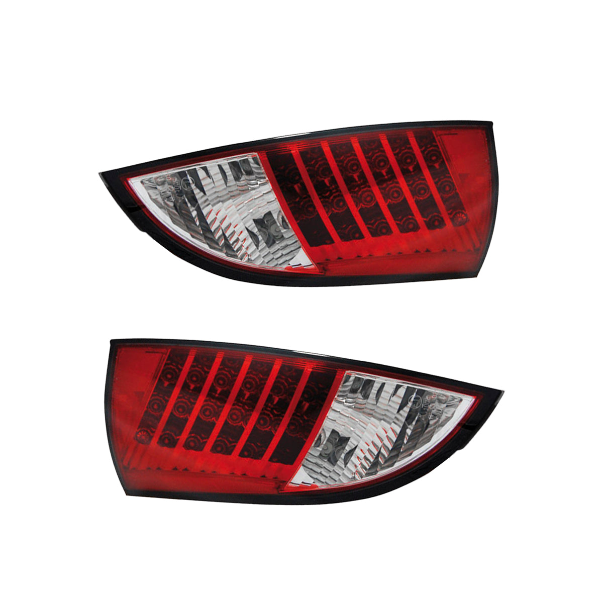 Rücklichter Ford Focus 1 HB 98-04 Rot Weiß LED