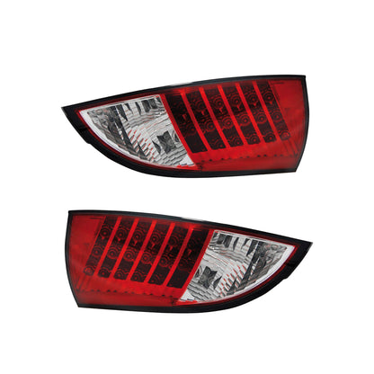 Rücklichter Ford Focus 1 HB 98-04 Rot Weiß LED