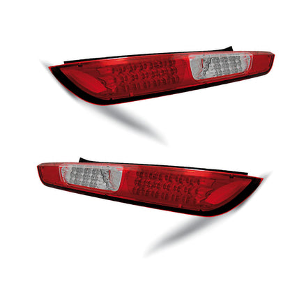Rücklichter passend für Ford Focus MK2 08-10 HB Rot Weiß LED