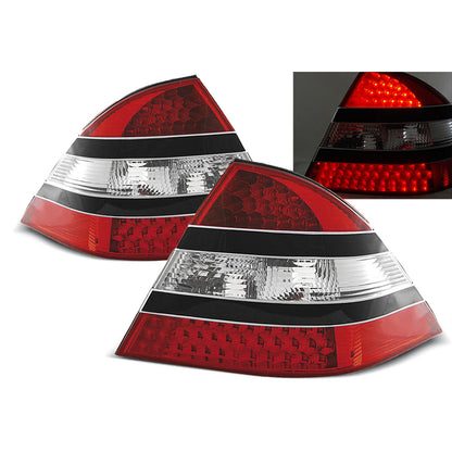 LED Rücklichter Rot Schwarz passend für MERCEDES W220 S-KLASSE 09.98-05.05