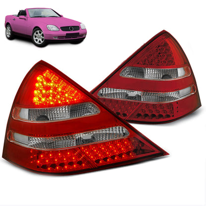 LED Rücklichter Rot Weiß passend für MERCEDES R170 SLK 04.96-04