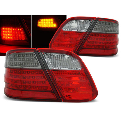 LED Rücklichter Rot Rauch passend für Mercedes CLK W208 03.97-04.02