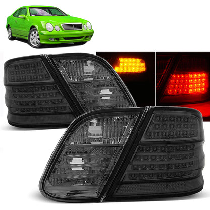 LED Rücklichter Rauch passend für Mercedes CLK W208 03.97-04.02