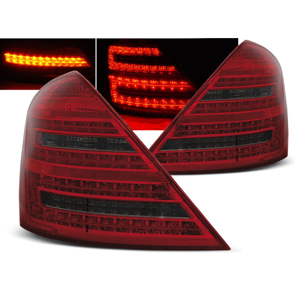 LED Rücklichter Rot Rauch passend für Mercedes W221 S-Klasse 05-09