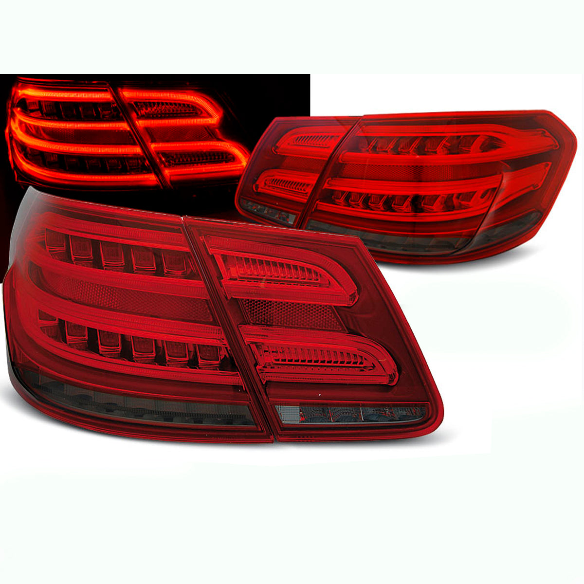 LED Rücklichter Rot Rauch passend für Mercedes W212 E-Klasse 09-13