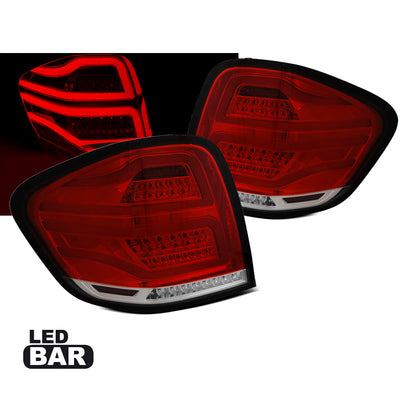 LED BAR Rücklichter Rot Weiß passend für Mercedes M-Klasse W164 09-11