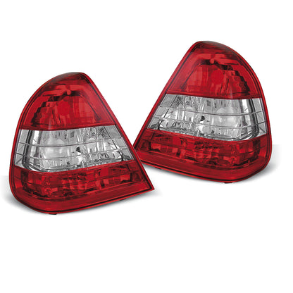 Rücklichter Rot Weiß passend für Mercedes W202 C-Klasse 06.93-06.00