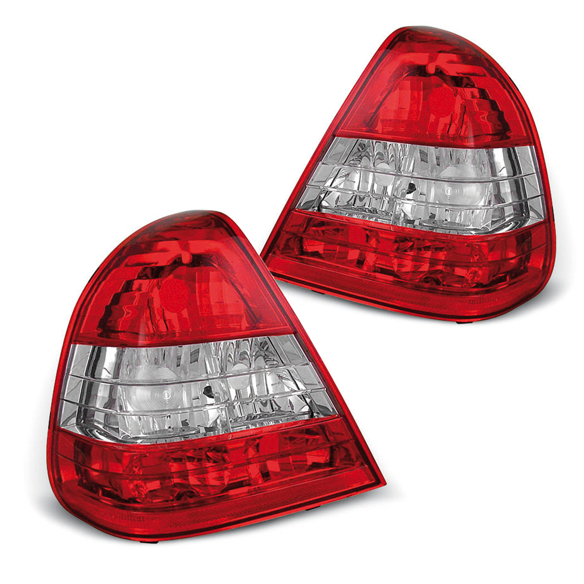 Rücklichter Rot Weiß passend für Mercedes W202 C-Klasse 06.93-06.00