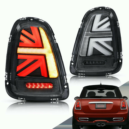 LED Rauch Union Jack Rücklichter passend für MINI Hatchback/Cabrio 2006-2014