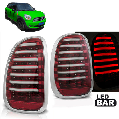 Rücklichter passend für MINI R60 Countryman 10-14 Rot Weiß LED Bar