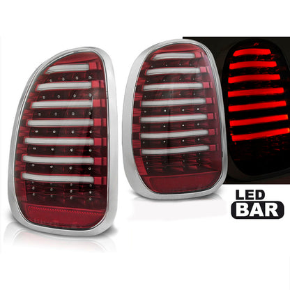 Rücklichter passend für MINI R60 Countryman 10-14 Rot Weiß LED Bar