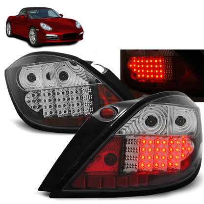 Rücklichter passend für Opel Astra H 03.04-09 5D Schwarz LED