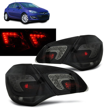 Rücklichter passend für Opel Astra J 10-15 Hatchback Smoke LED