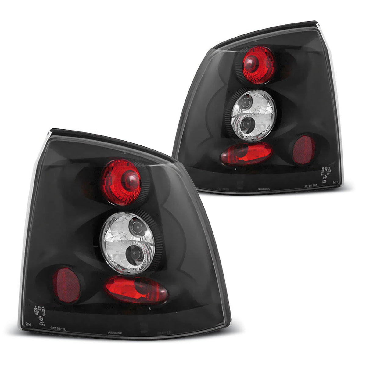 Rücklichter passend für Opel Astra G 09.97-02.04 3D/5D Schwarz