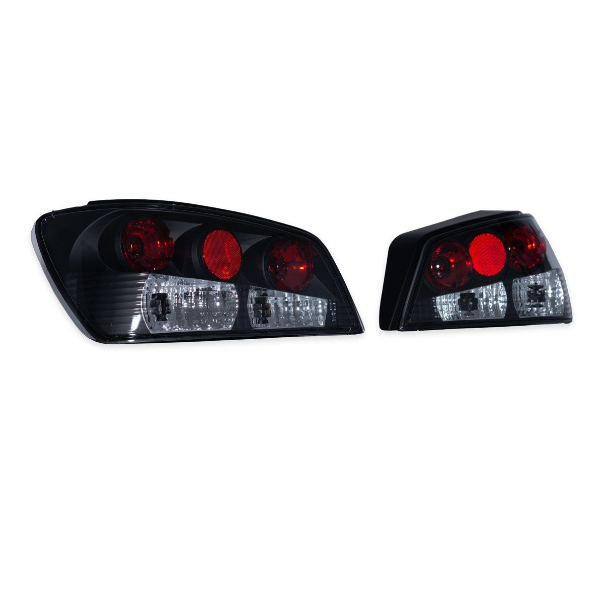 Schwarze Kristall Rücklichter passend für Peugeot 306 Hatchback 1993-1996