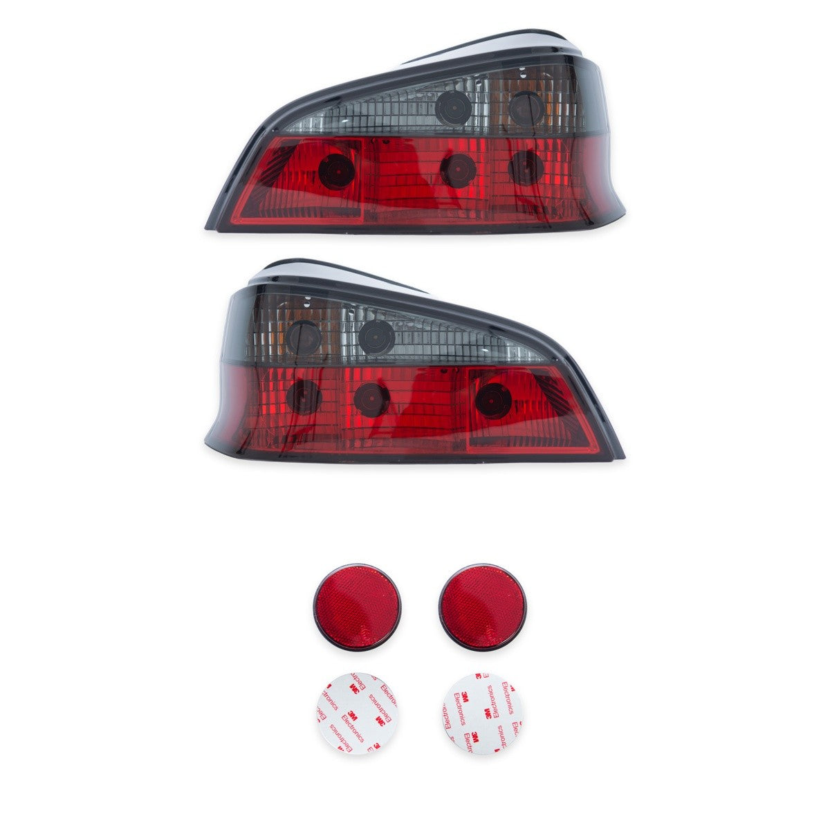 Rücklichter Kristall Rot Rauch passend für Peugeot 106 1996-1998
