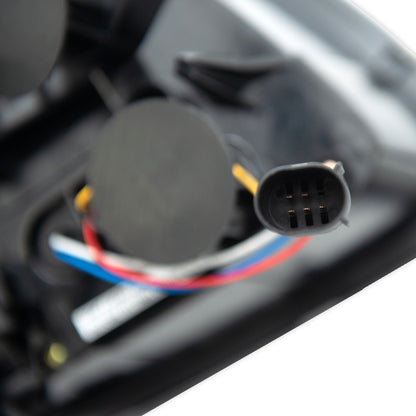 Dynamische LED Rücklichter Schwarz Rot Rauch passend für Porsche Cayenne 2011-2014