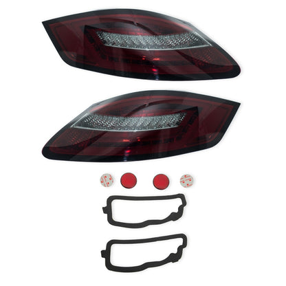 Dynamische LED Rote Rauch Rücklichter passend für Porsche Boxster (987) 2004-2008