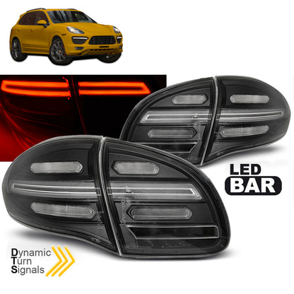 LED Bar Rücklichter Schwarz SEQ passend für Porsche Cayenne 10-15