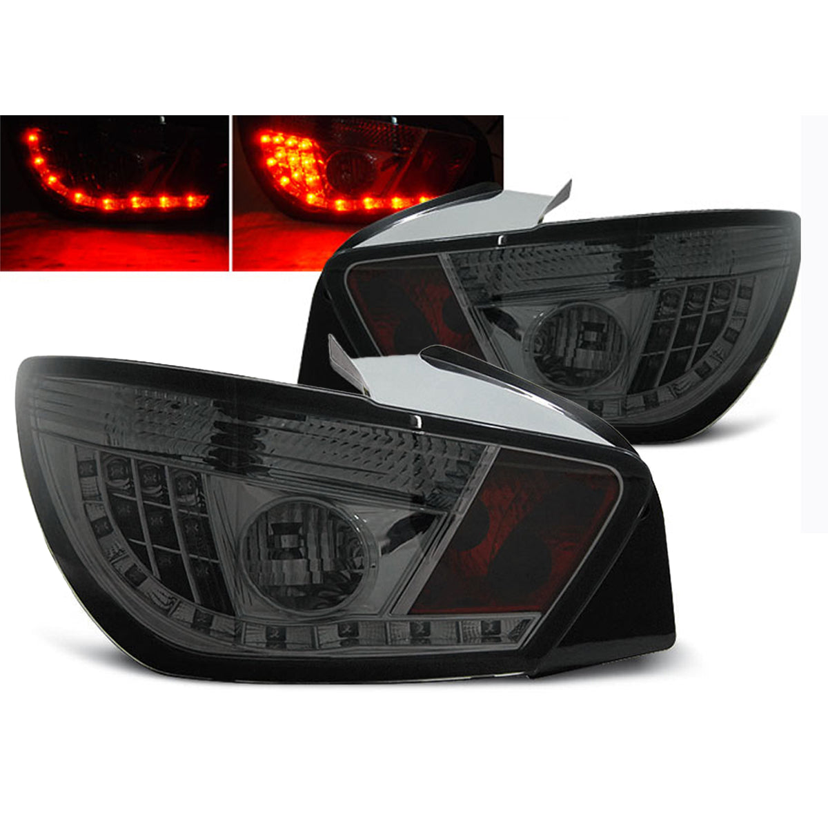 LED Rücklichter Rauch passend für Seat Ibiza 6J 3D 06.08-
