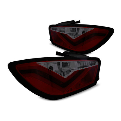 LED Leisten Rücklichter Rot Rauch passend für Seat Ibiza 6J 3D 06.08-12