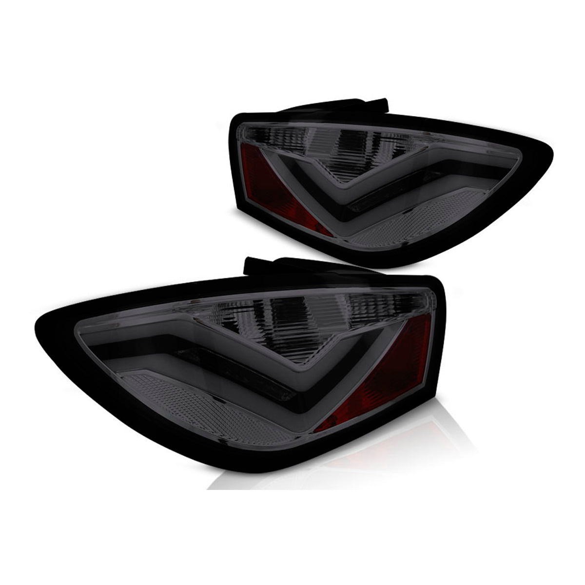 LED Leisten Rücklichter Rauch passend für Seat Ibiza 6J 3D 06.08-12