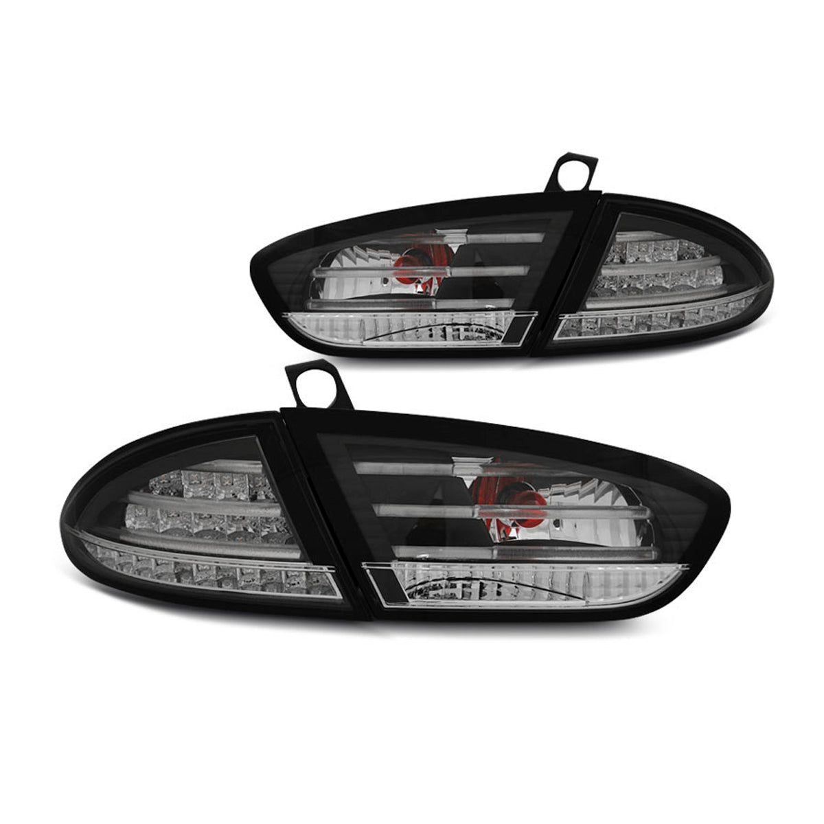 LED Rücklichter Schwarz passend für Seat Leon 03.09-12