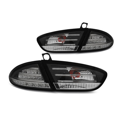 LED Rücklichter Schwarz passend für Seat Leon 03.09-12
