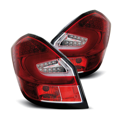 LED BAR Rücklichter Rot Weiß passend für Skoda Fabia II 07-06.14
